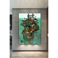 Morfil Sanat Atölyesi Mimarlara Özel Mimari Dekoratif Kanvas Tablo