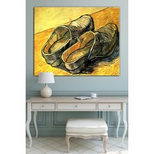 Morfil Sanat Atölyesi Vincent Van Gogh A Pair Of Leather Clogs Kanvas Tablo