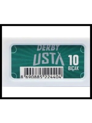 Derby Usta Jilet 10'Lu Ergonomik Tasarım ile Unisex Kullanıcılar için Uzun Ömürlü Tıraş