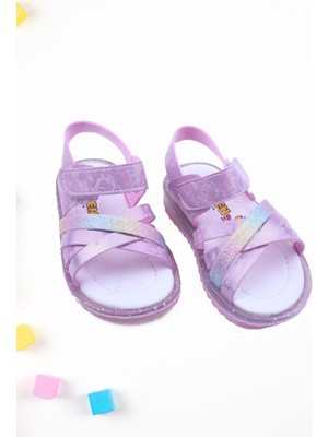 Walkenzo ARZEN-2876 Kız Bebek Ortopedik Sandalet