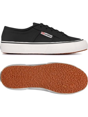 Superga 2490 Vegan Faux Erkek Deri Sneaker Siyah-Beyaz S7112TW 2490 42 - Siyah-Beyaz