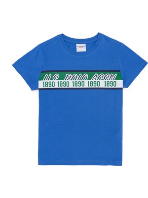 U.S. Polo Assn. Erkek Çocuk Saks Tişört 50266011-VR045