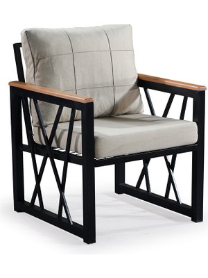 Mobilya Bazarı Açelya Bahçe Mobilyası (Salon, Balkon, Cafe Ofis) Tekli Berjer