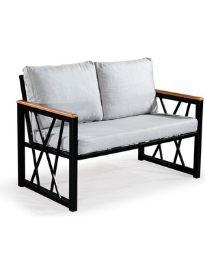 Mobilya Bazarı Açelya Bahçe Mobilyası (Salon, Balkon, Cafe Ofis) Ikili Koltuk