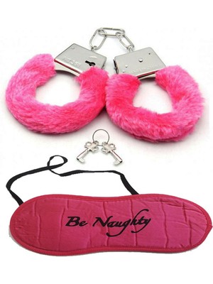 Beliss Bella Pembe Peluş Kelepçe Seti