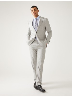 Marks & Spencer Tailored Fit Italian Linen Miracle™ Ceket