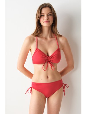 No Gossip Freez Sürgülü Bustier Tek Üst Kırmızı 239110