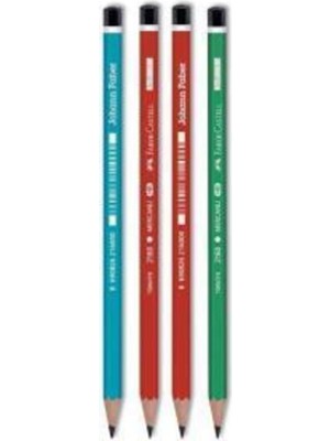 Faber-Castell Faber Castell Faber-Castell Mercanlı Kurşun Kalem 4 Adet