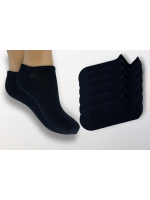 Belyy Socks 6'lı Düz Siyah Sneakers Çorap
