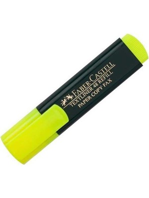 Faber-Castell Faber Castell Fosforlu Kalem 10'lu Kutu Sarı