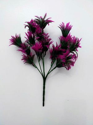 Ddtrend Yapay Çiçek Mini Garnitür Sıkas Demeti 7 Dal Aranjman Dikey Bahçe Yapay Bitki