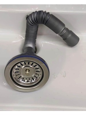 Gralux Evye Çöpmak Geniş Ağızlı Lavabo ve Evye Sifonu Sf