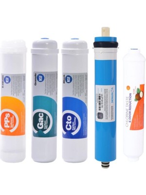 Naturalwater Su Arıtma Cihazı Filtresi Kapalı Kasa 5 Li Filtre Seti Vontron Membranlı Aquanet