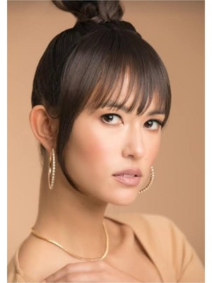 Akolife Koyu Kahverengi Takma Kahkül- Fön Maşa Uygulanabilir Yüksek Kalite Saç