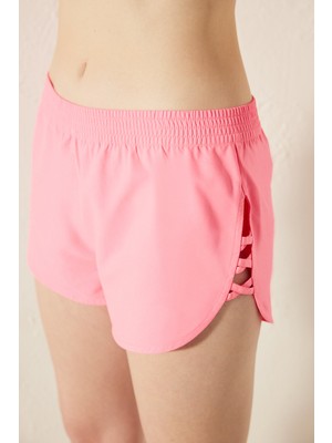 Penti Cross Neon Pembe Deniz Şortu