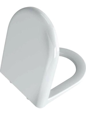 Vitra Zentrum Klozet Kapağı - Duroplast - Beyaz - Normal Kapanan Kapak - 94-003-001