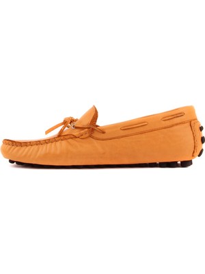 Sail Laker's Sail Lakers - Turuncu Deri Erkek Loafer