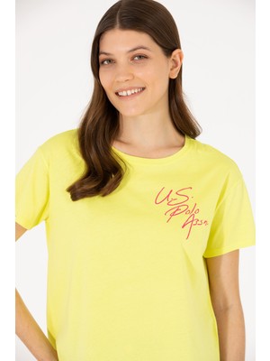 U.s. Polo Assn. Kadın Citron T-Shirt 50266363-VR168