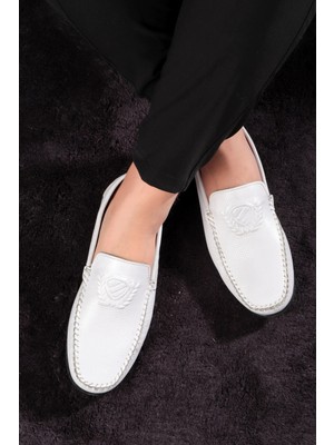 Ducavelli Zwang Hakiki Deri Erkek Günlük Ayakkabı, Loafer Ayakkabı, Hafif Ayakkabı, Hakiki Deri Loafer