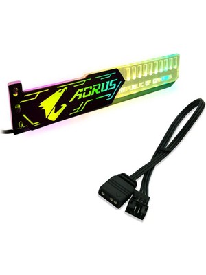 Aorus Rgb Gpu Ekran Kartı Tutucu Braket Mini 4pin + 5V 3pin Çevirici Kablo