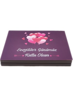 Nin Chocolate Sevgililer Günü Çikolatası Seni Seviyorum Baskılı Çikolata 42 Adet