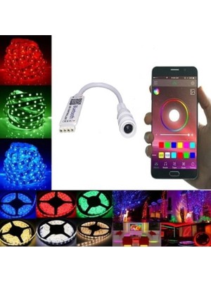 Tawitec Bluetooth Rgb Şerit LED Kontrol Modül Cihazı Telefon Üzerinnden Kontrol