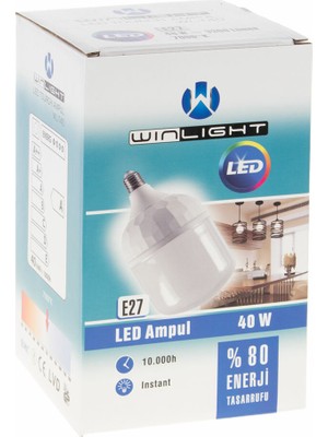 Winlight LED Ampul Tourch 40W WL-T40 3062