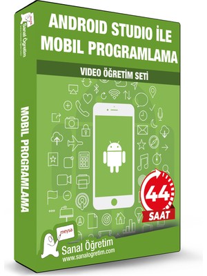 Sanal Öğretim Android Studio ile Mobil Programlama Video Ders Eğitim Seti
