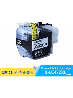 Brother MFC-J2340DW LC472XL Bk Siyah Yüksek Kapasite Muadil Kartuş  3000 Sayfa