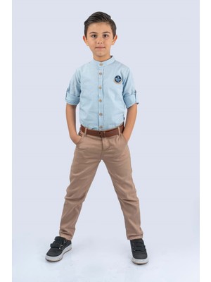 Mnk Baby & Kids Hakim Yaka Erkek Çocuk Takım MNK0489