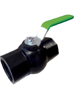 HMC Vana Sert Plastik Çelik Kollu (2-1/2) Küresel Vana