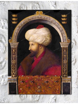 Morfil Sanat Atölyesi Fatih Sultan Mehmet Han Osmanlı Kanvas Tablo