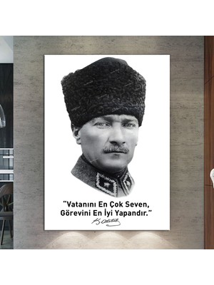 Morfil Sanat Atölyesi Ataürk Makam Panosu Mustafa Kemal Atatürk Makam Tablosu (8 Farklı Ölçü)