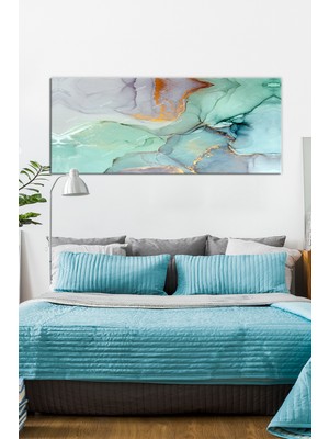 Morfil Sanat Atölyesi Yatak Başı Tablo Soyut Sanatsal Kanvas Tablo