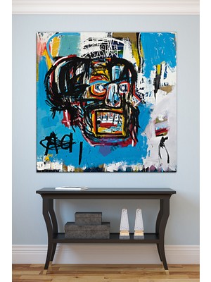 Morfil Sanat Atölyesi After Jean Michel Basquiat Untitled Kanvas Tablo