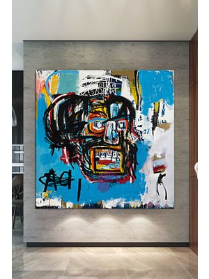 Morfil Sanat Atölyesi After Jean Michel Basquiat Untitled Kanvas Tablo