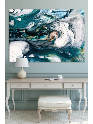 Morfil Sanat Atölyesi Renklerin Dansı Soyut Sanatsal Kanvas Tablo (8 Farklı Ölçü)