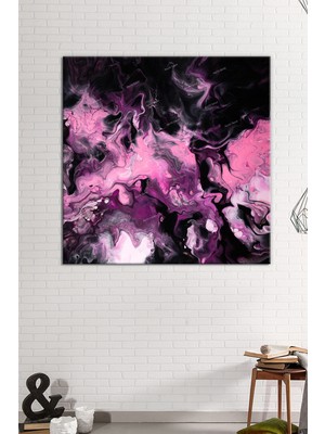 Morfil Sanat Atölyesi Renklerin Dansı Soyut Sanatsal Kanvas Tablo (8 Farklı Ölçü)