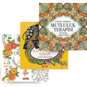 Mandala Hayvanlarla Terapi - Her Yaş Için Boyama Kitabı