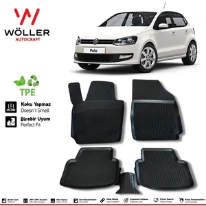 Volkswagen Polo Paspas 2010 2017 Arası 3D Havuzlu Wöller Paspas
