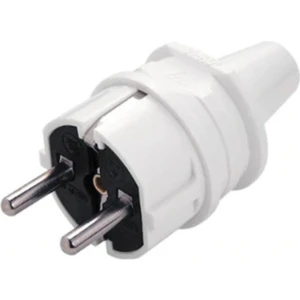 Topraklı Erkek Fiş Beyaz