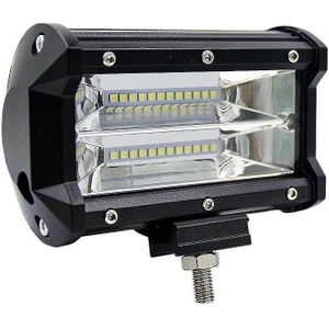 Beyaz Sarı LED Çakarlı Off Road Sis Farı Çalışma Lambası 24 LED 10-30V 24W
