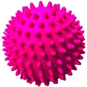 Masaj Topu Pembe Dikenli Duyu Uyarıcı El Ayak Vücut Egzersiz Topu Fizik Tedavi 5cm