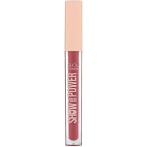 Marka Show By - Show Your Power Liquid Matte Lipstick No: 601 Pudra