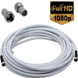 Oem Çanak Anten,uydu,televizyon Kablosu Rg6 Hd 10 Metre Televizyon Kablosu Rg6 Hd 10