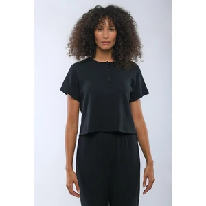 Kadın Sweet Dreams Kısa Üst Lacivert