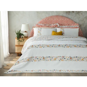 English Home Bloomy Lines Pamuklu Çift Kişilik Nevresım Setı 200 x 220 cm Sarı