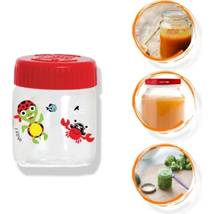 Sevimli 200 ml 2’li Kavanoz Pembe-Yeşil