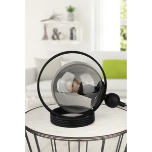 Palmas Masa Lambası Siyah Füme Cam