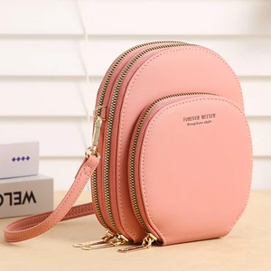 Beautifyy Kadın Omuz Çantası Küçük Crossbody Çanta Pu Kadın Büyük Kapasiteli Cep Telefon Çantası Bayanlar Çanta Hediyesi (Yurt Dışından)